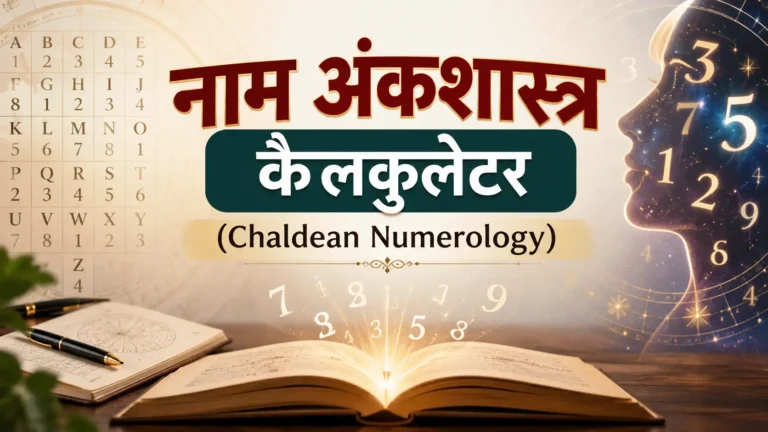 नाम अंकशास्त्र कैलकुलेटर